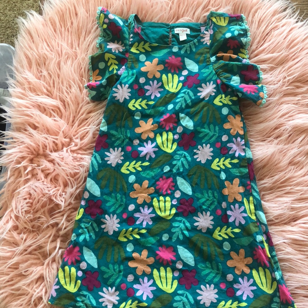 Colorful full summer dress